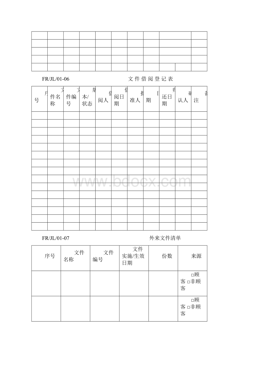 医疗器械质量体系记录表单.docx_第3页