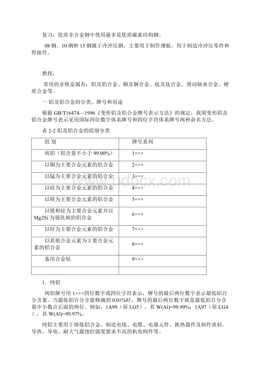 《金属加工与实训教案》教案演示教学.docx_第2页