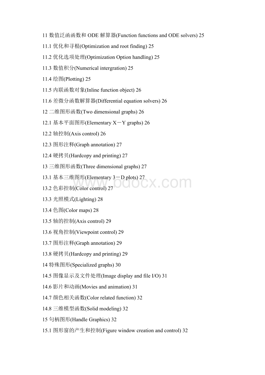 AMATLAB 函数 按功能Word文件下载.docx_第3页