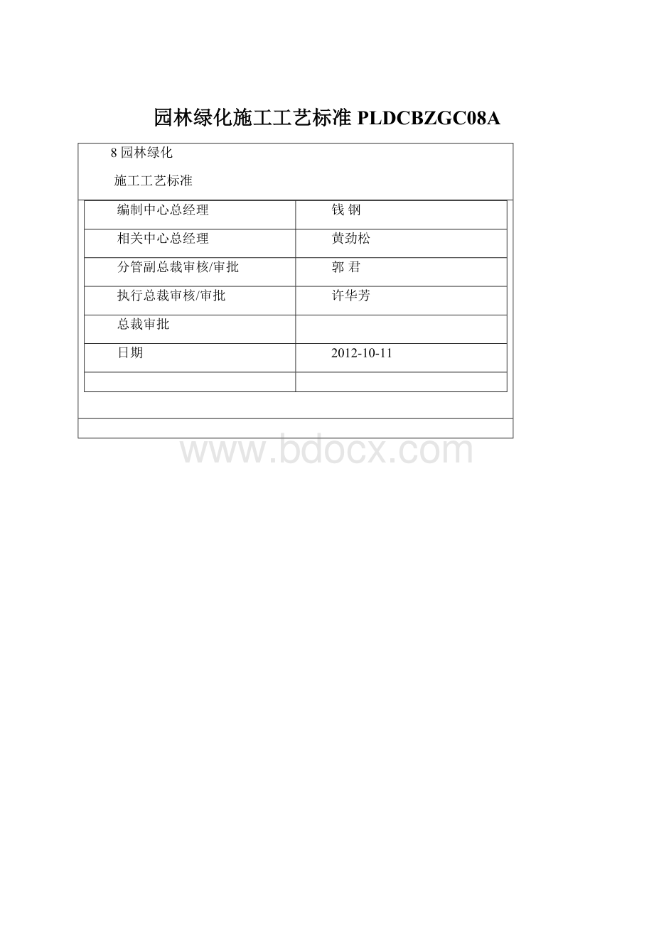 园林绿化施工工艺标准PLDCBZGC08A.docx_第1页