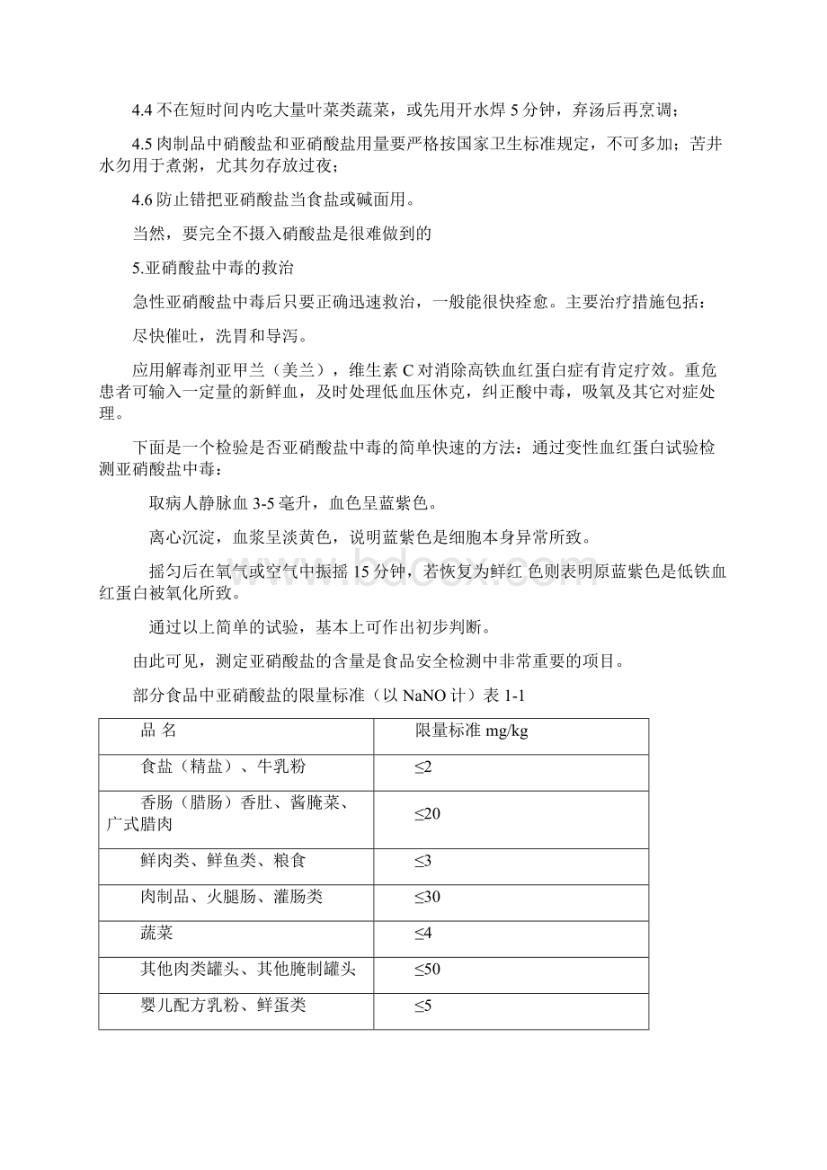 盐酸萘乙二胺分光光度法测定食品中的亚硝酸盐.docx_第3页