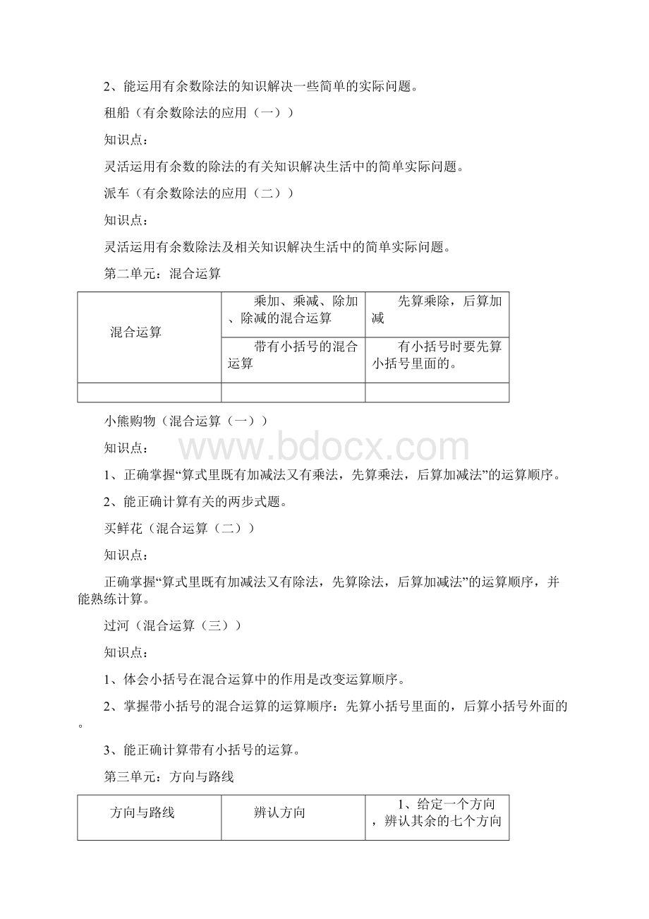 二年级数学下册知识点归纳北师大版Word下载.docx_第3页