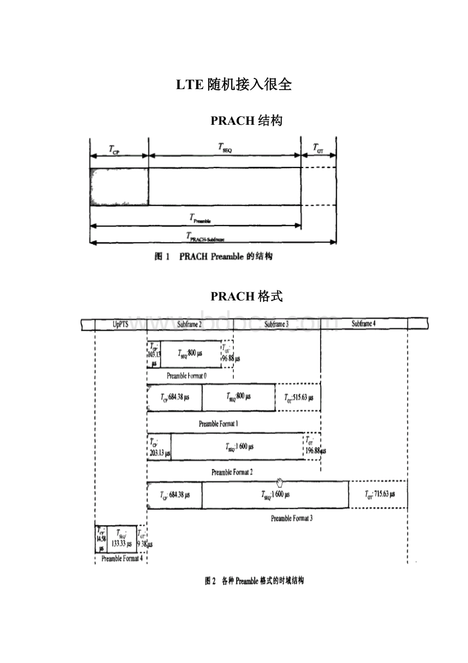 LTE随机接入很全Word文档格式.docx
