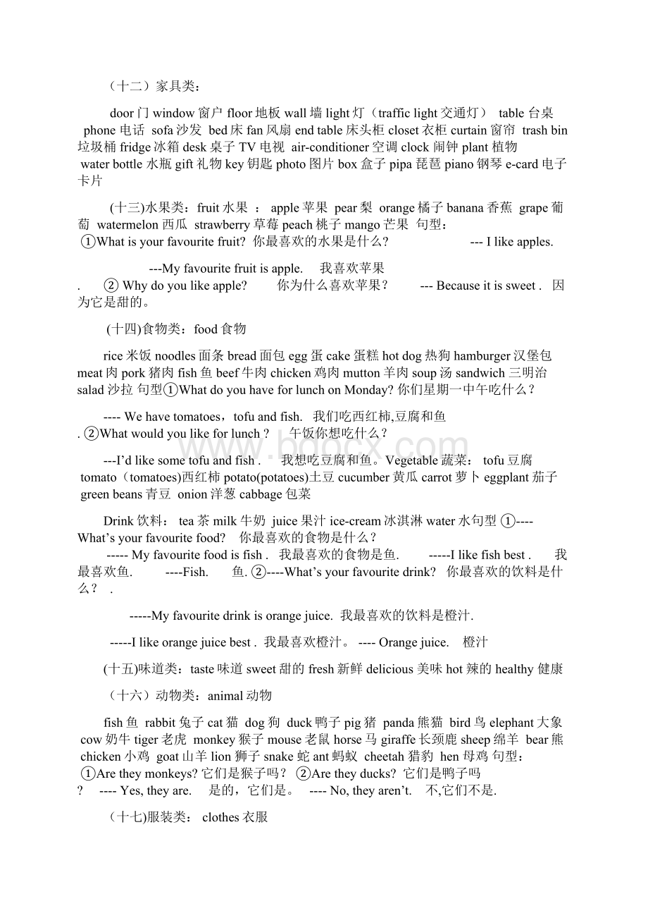 人教版小学英语单词分类汇总.docx_第3页