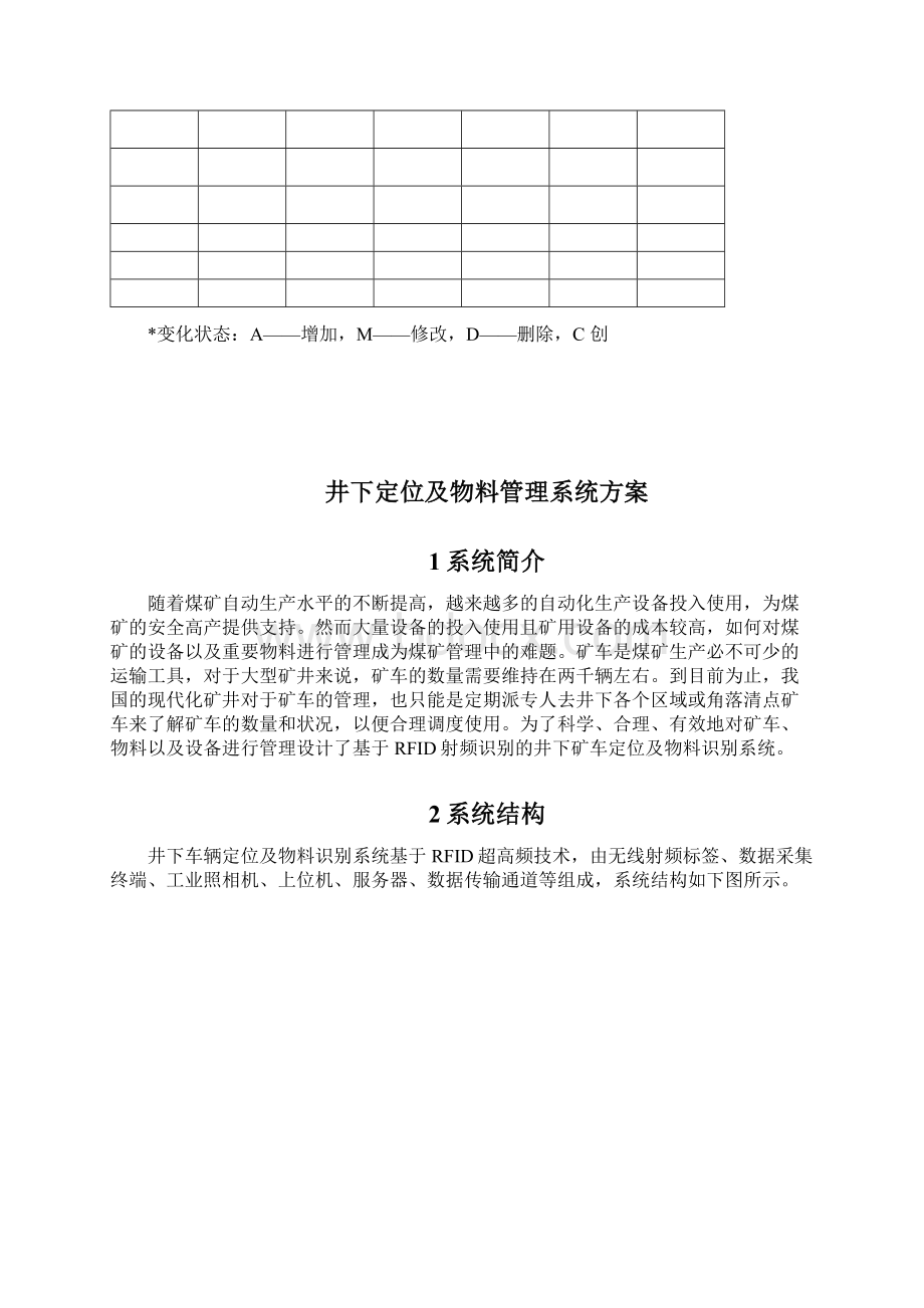 井下车辆定位及物料管理系统Word格式文档下载.docx_第2页