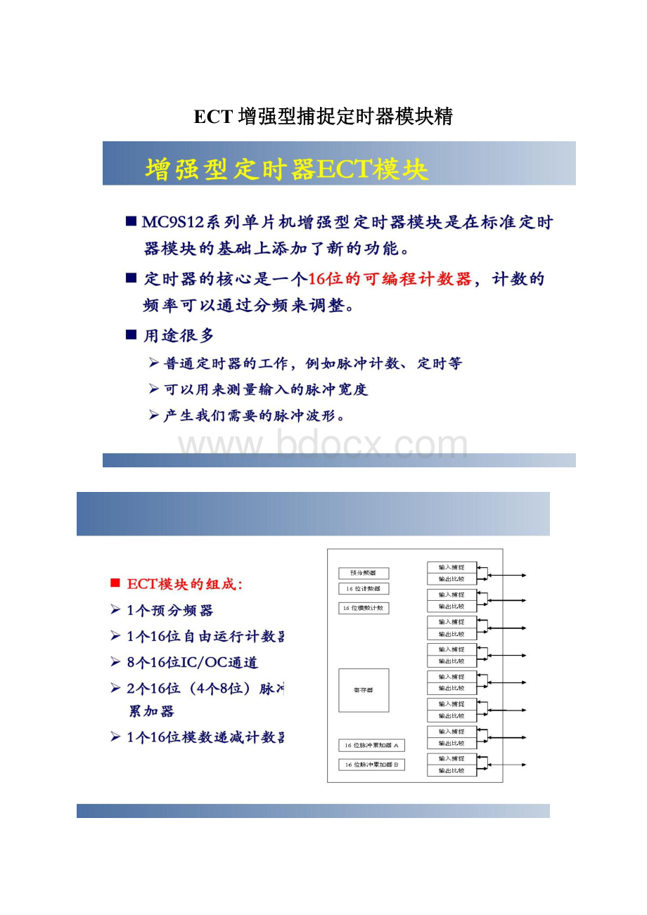 ECT增强型捕捉定时器模块精Word格式文档下载.docx