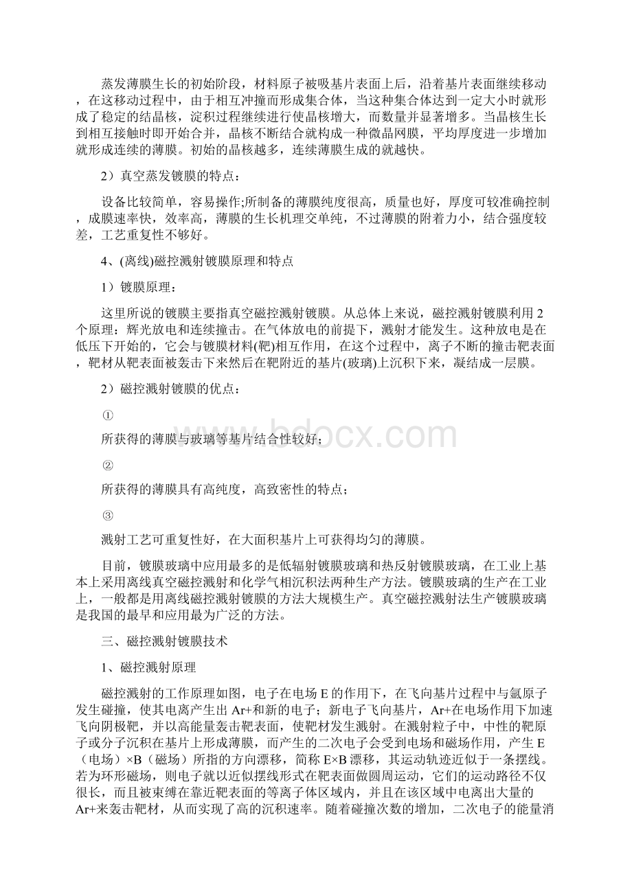 玻璃镀膜工艺报告Word文档下载推荐.docx_第3页