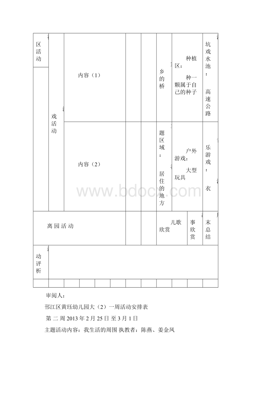 正确版大2下学期周计划Word格式文档下载.docx_第3页