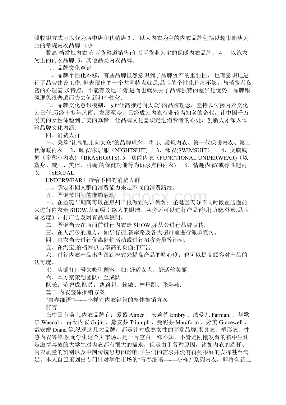 内衣营销方案Word文档格式.docx_第2页