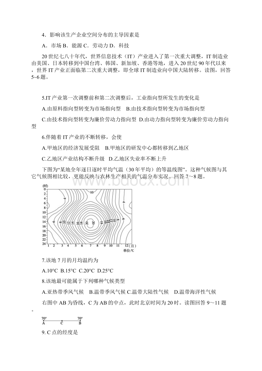 高考文科综合试题上海卷.docx_第2页