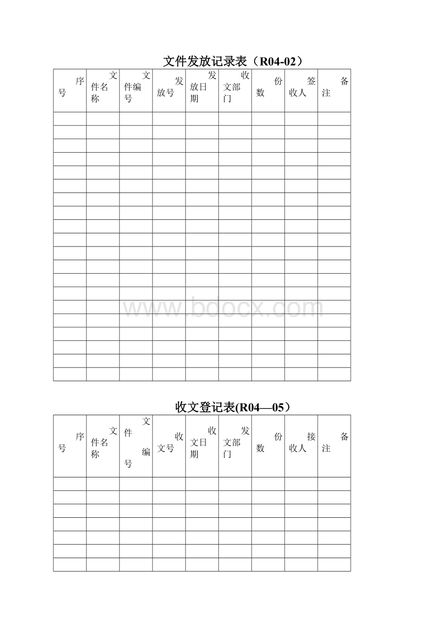 技术部常用表格Word文档格式.docx_第2页