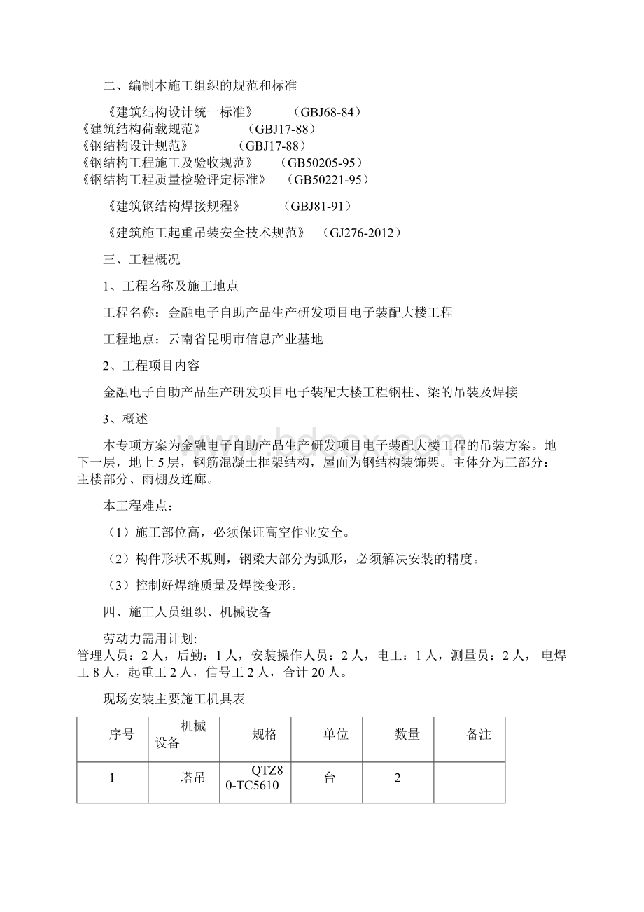 钢结构吊装专项方案.docx_第2页