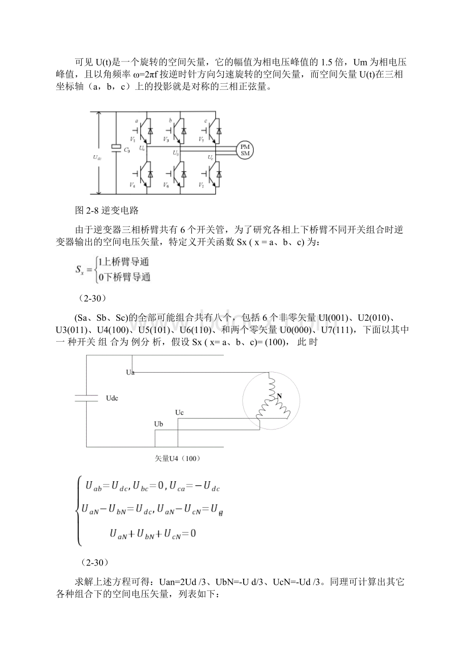 SVPWM的原理讲解以及应用过程中的推导与计算.docx_第2页