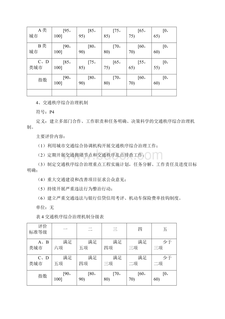 城市道路交通管理评价指标体系版》和《城市道路交通管理评价指标体系说明版.docx_第3页