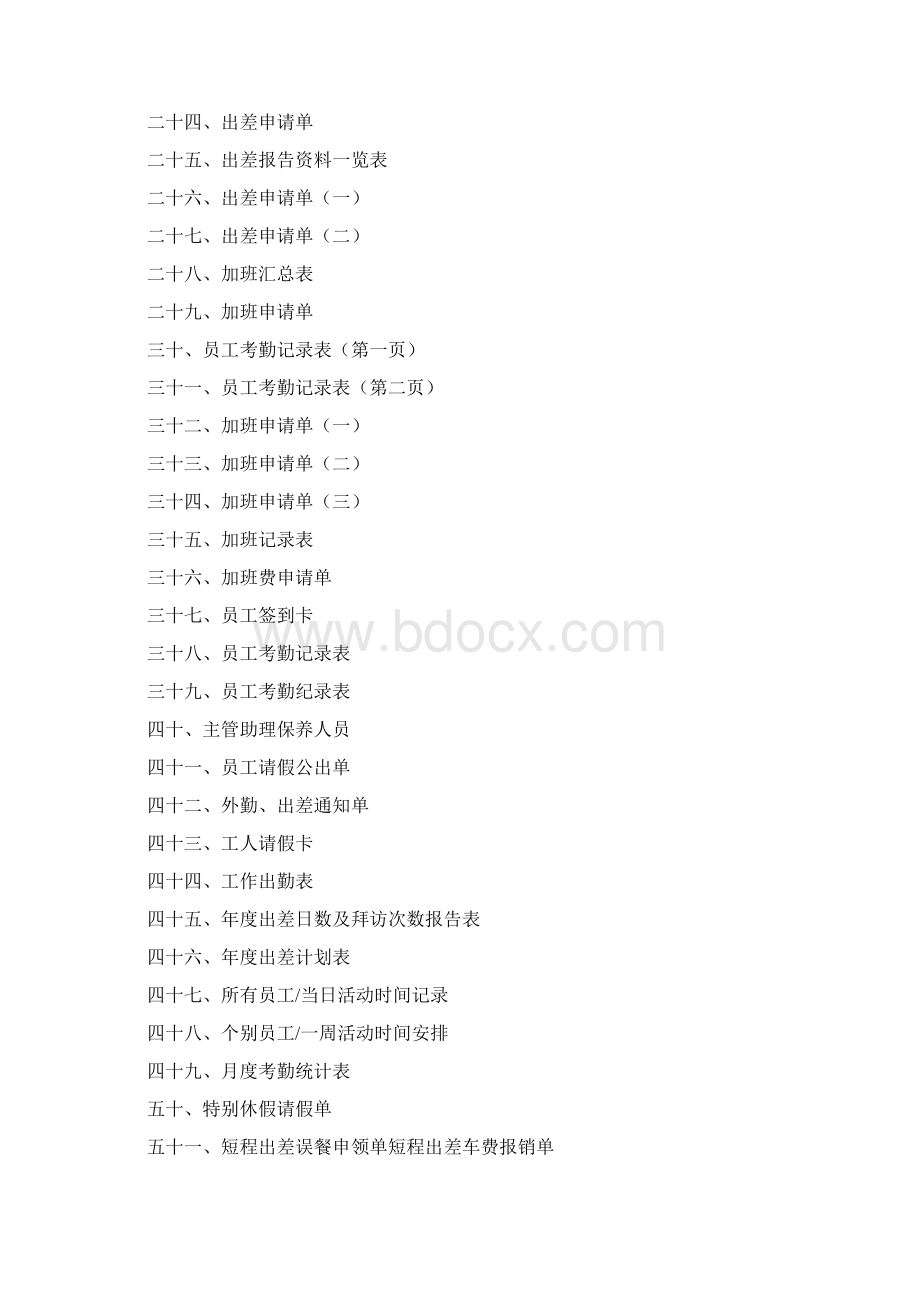 全套考勤管理制度大全.docx_第2页