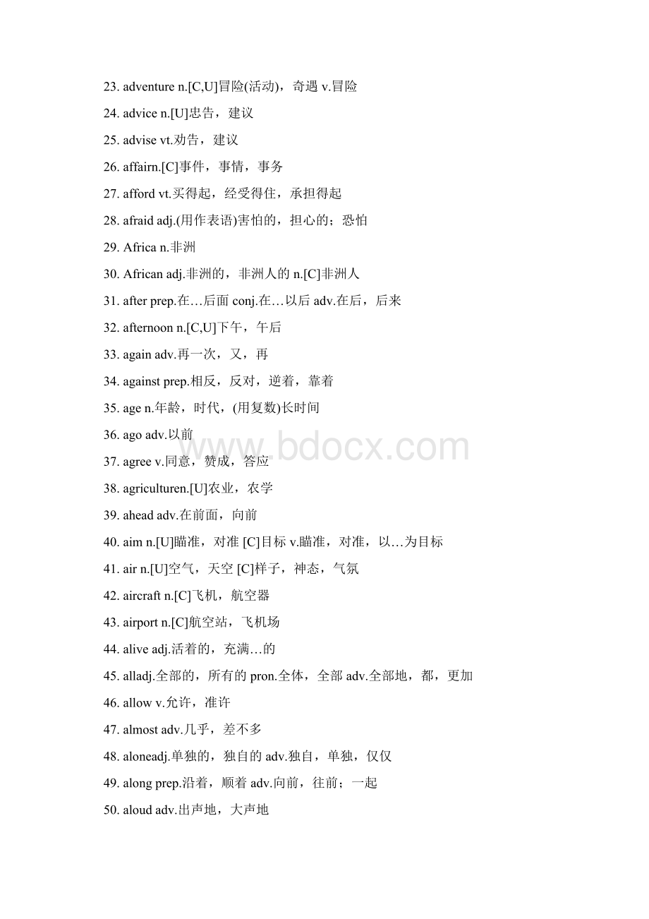 高中英语词汇大全.docx_第2页