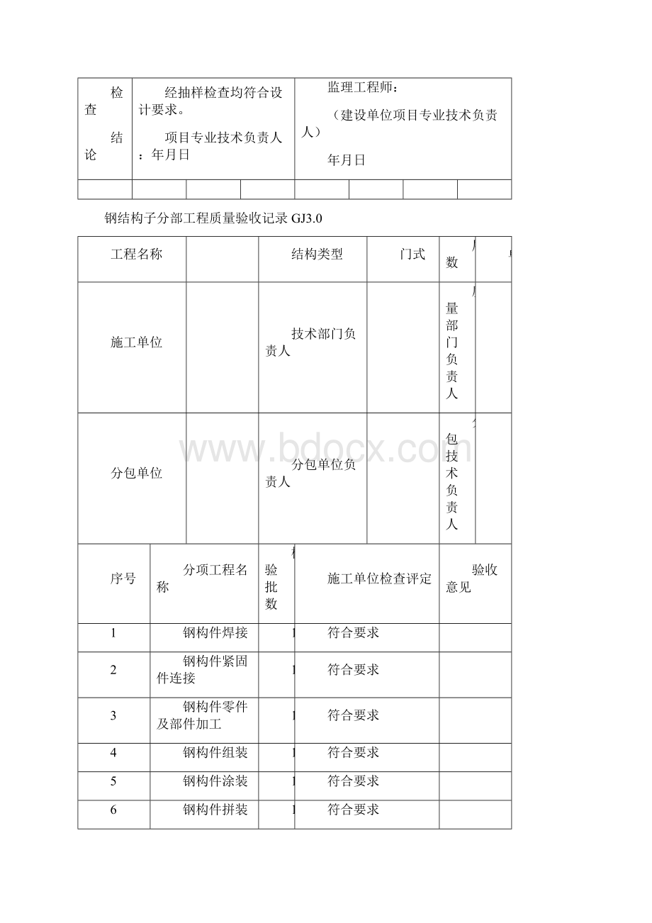 钢结构工程竣工验收资料.docx_第2页