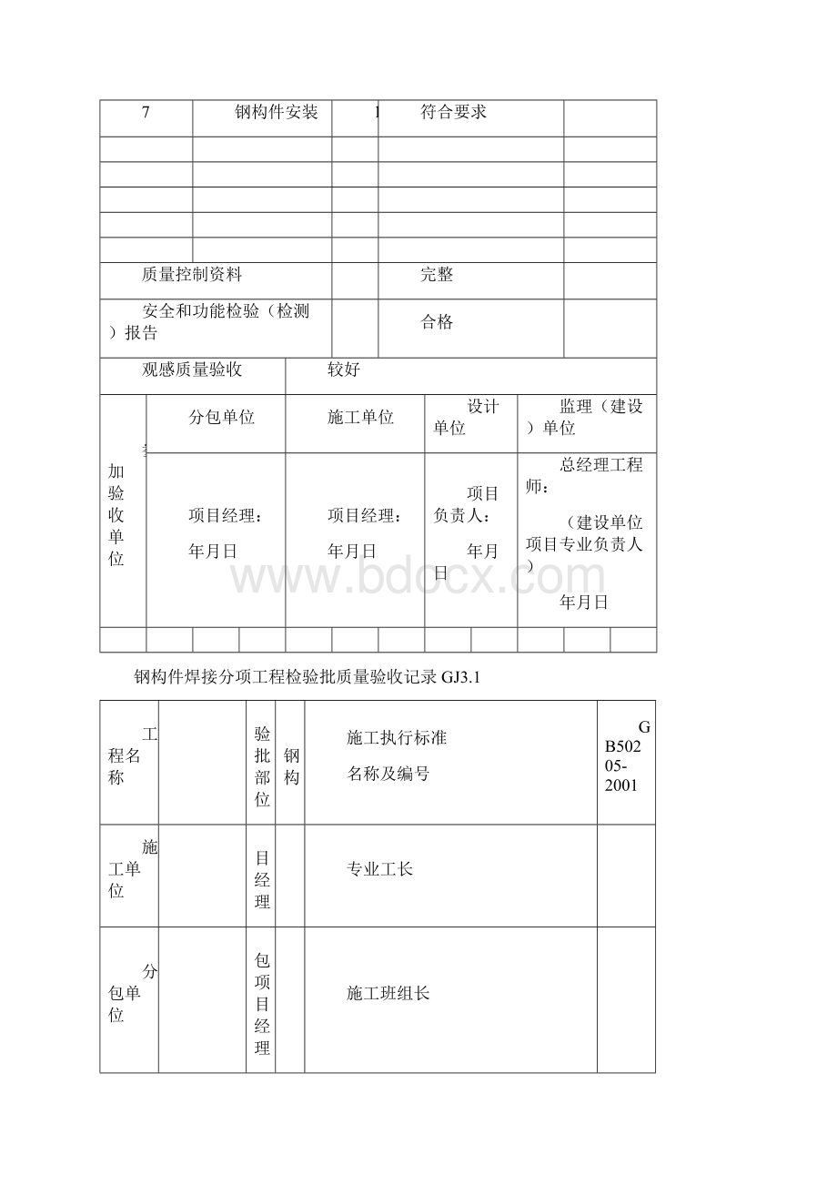 钢结构工程竣工验收资料.docx_第3页