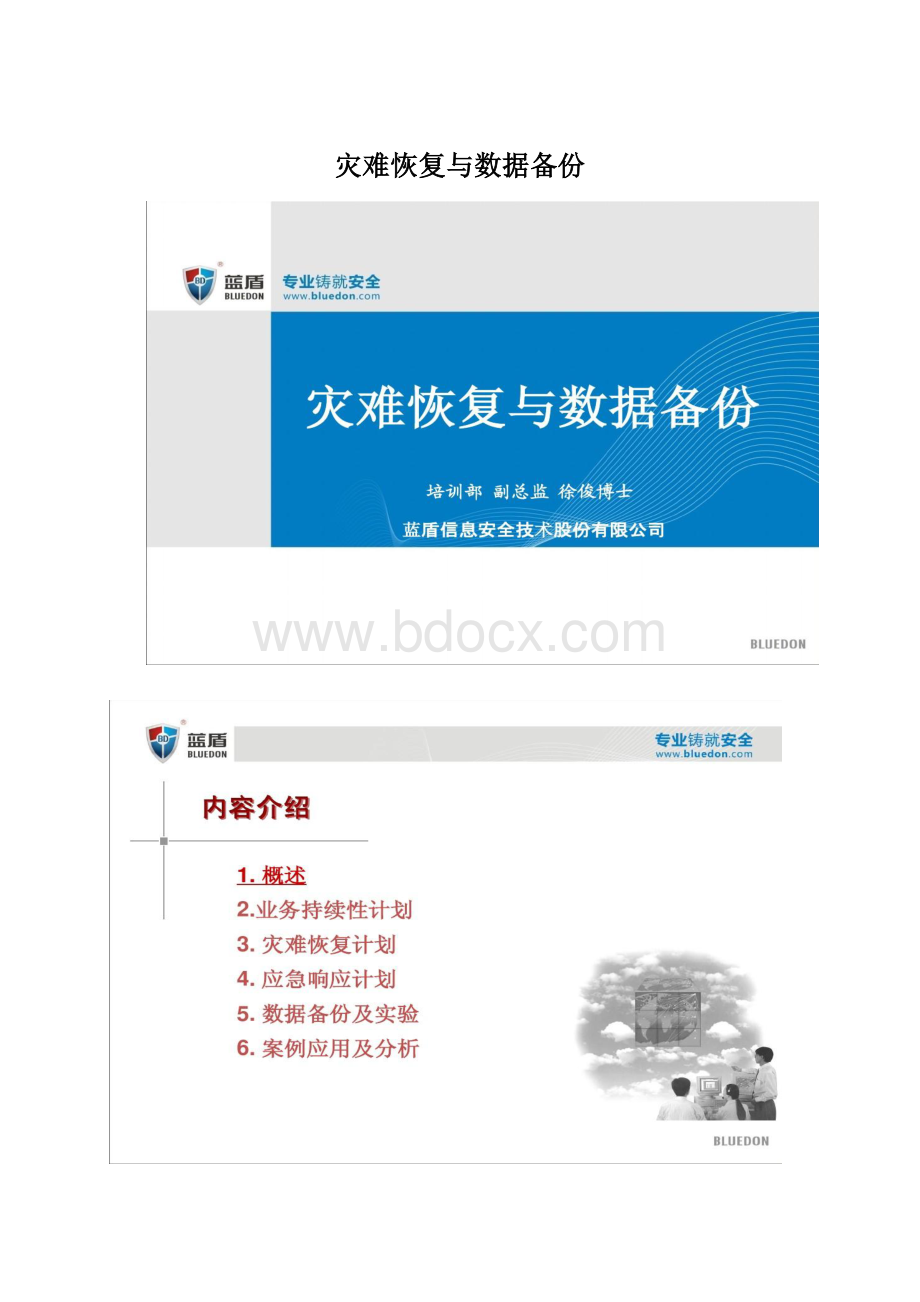 灾难恢复与数据备份.docx