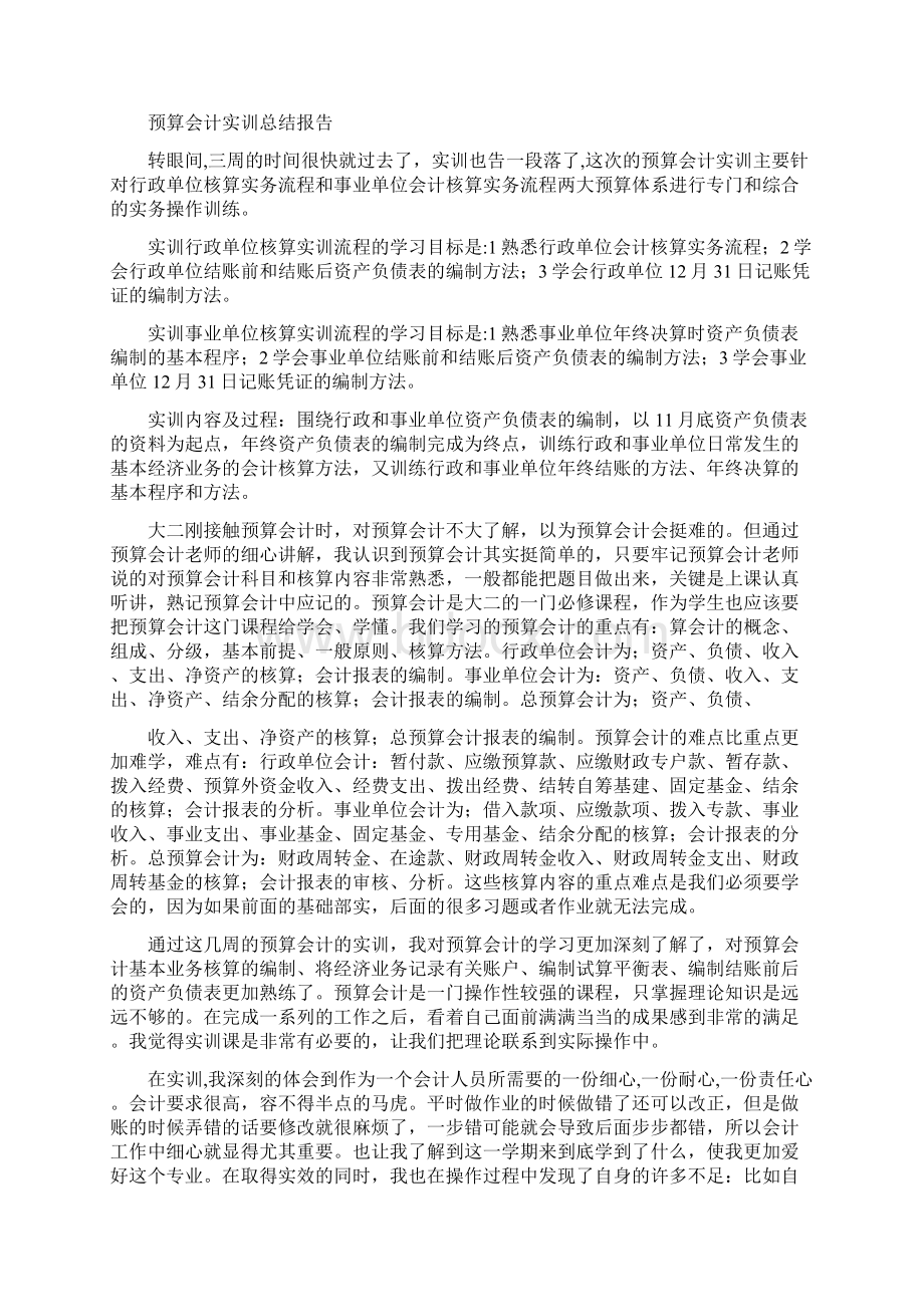 预算会计课程总结.docx_第3页