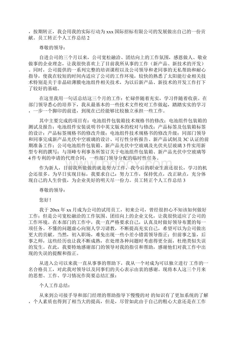 员工转正个人工作总结.docx_第2页