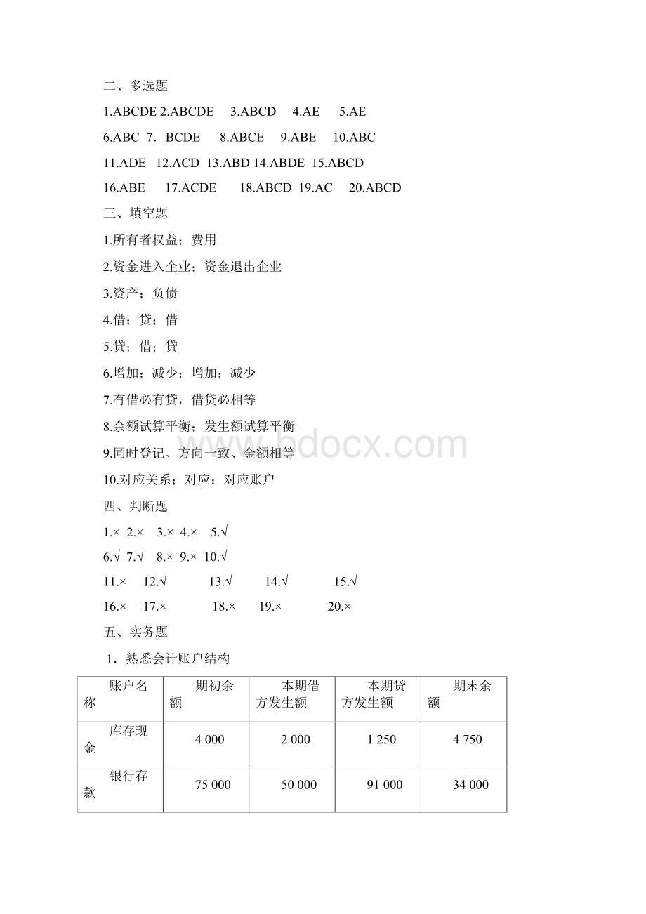 整理完会计学原理本科网上作业题参考答案1121.docx_第2页