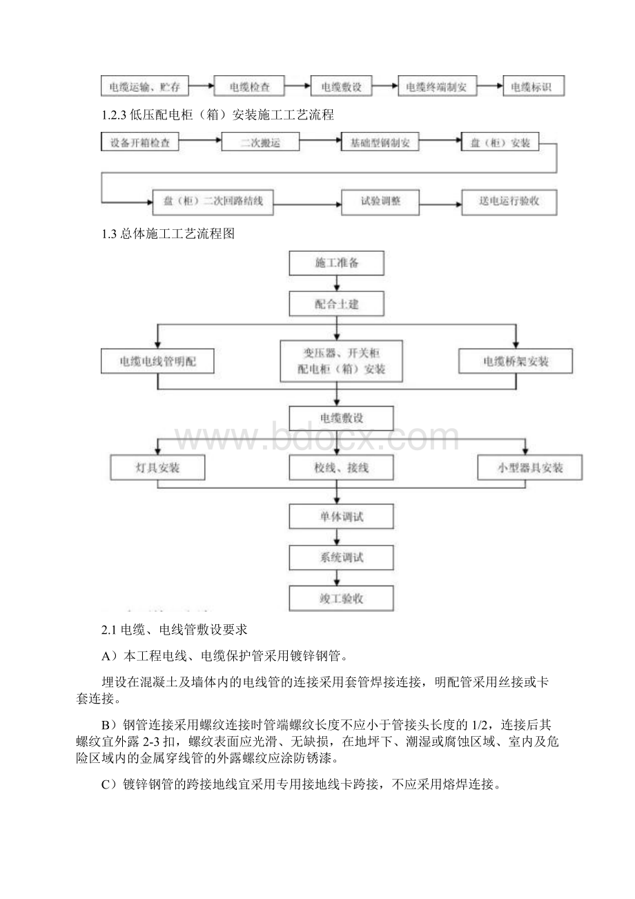 动力与照明系统施工组织方案.docx_第2页