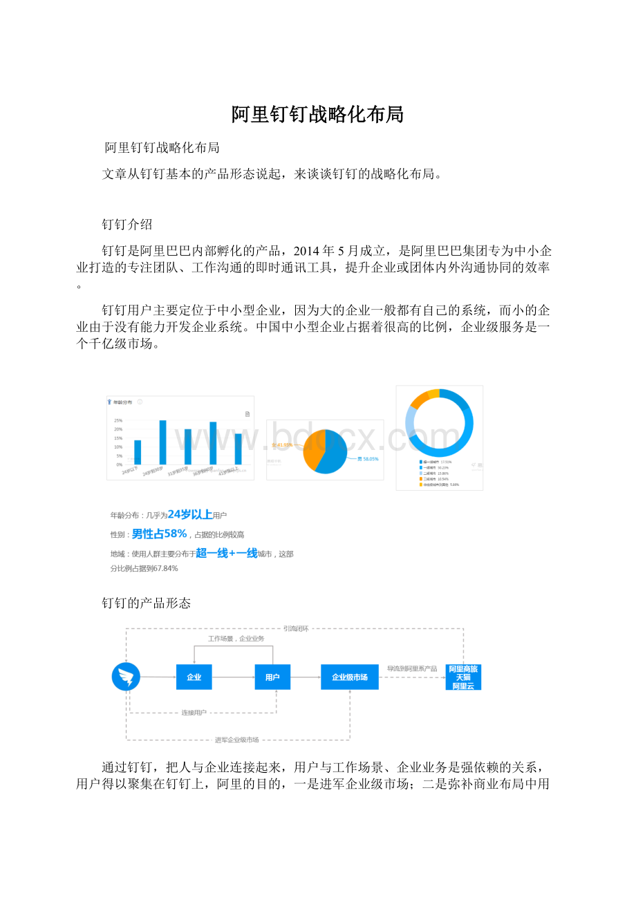 阿里钉钉战略化布局Word文档格式.docx_第1页