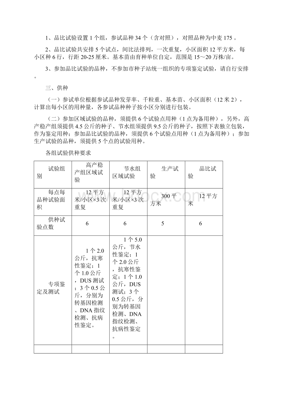 北京冬小麦品种试验方案.docx_第2页