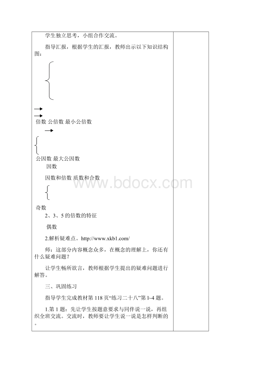 新人教版五年级数学下册第九单元总复习教案五课时全.docx_第3页