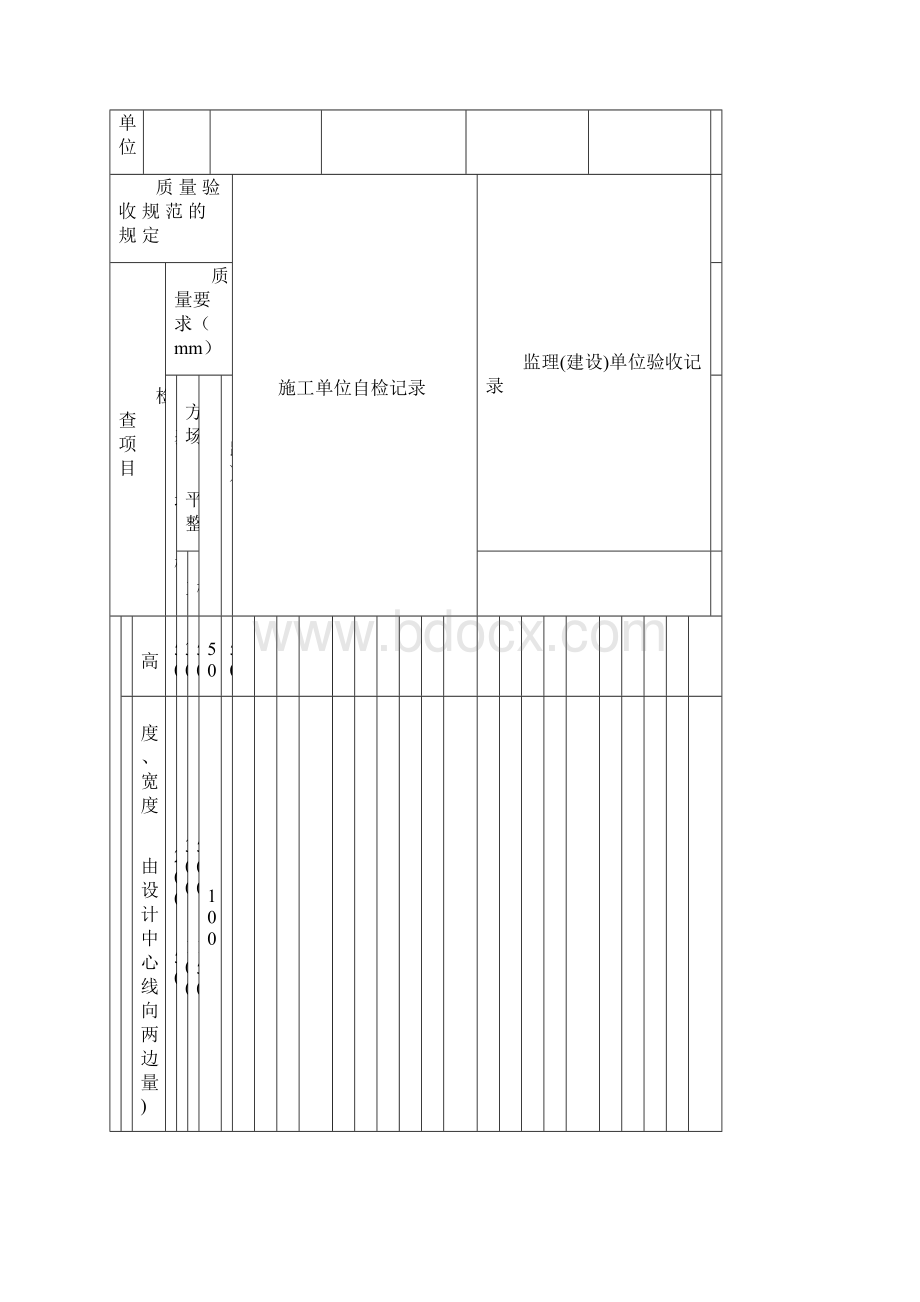 地基基础工程验收表格Word格式.docx_第2页