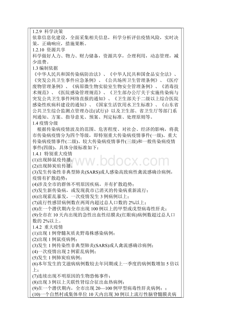 重大传染病应急处理预案.docx_第3页