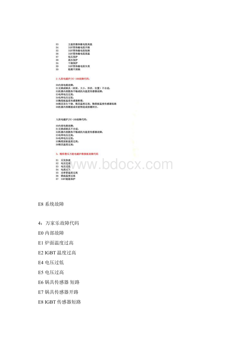 电磁炉故障代码大全.docx_第3页