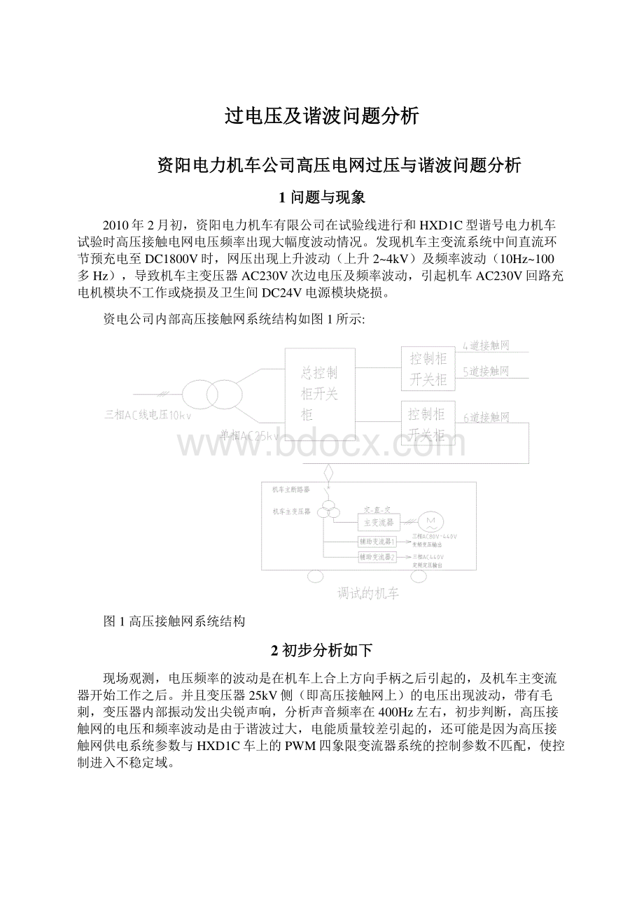 过电压及谐波问题分析.docx_第1页