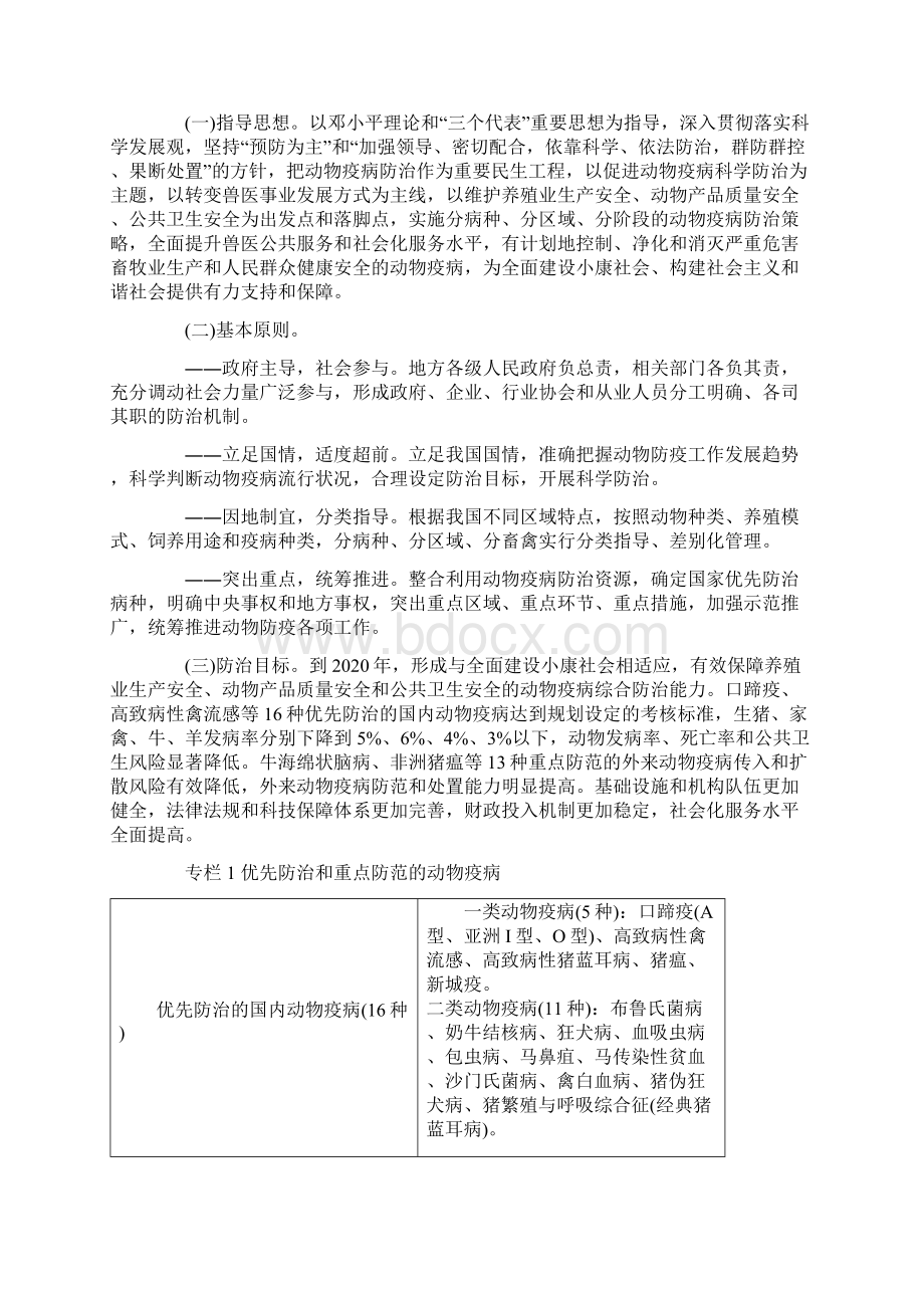 国家动物疫病防治中长期规划.docx_第2页