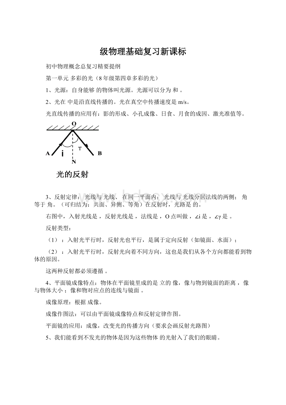 级物理基础复习新课标.docx_第1页