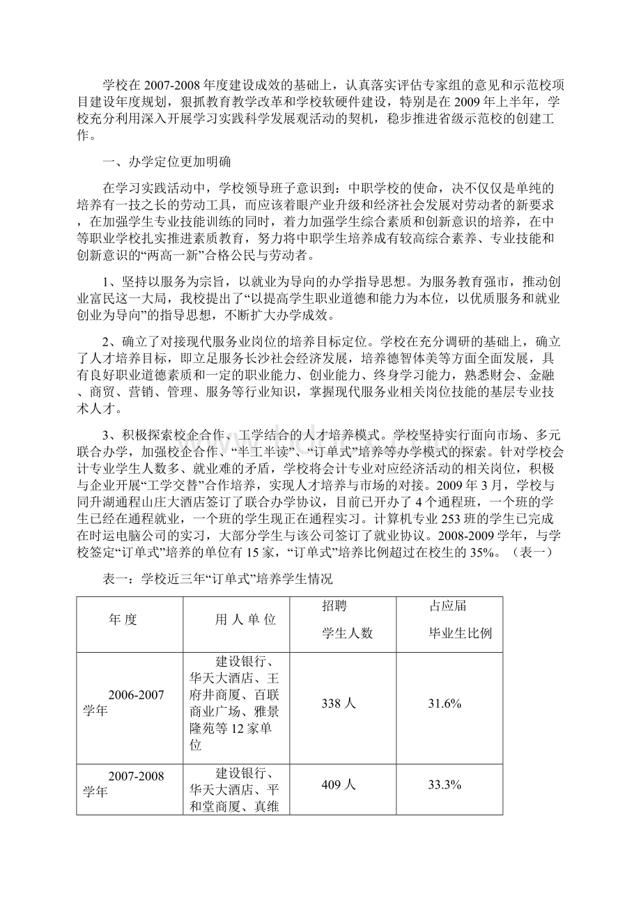 XX示范性中等职业学校项目年度建设情况报告书.docx_第3页