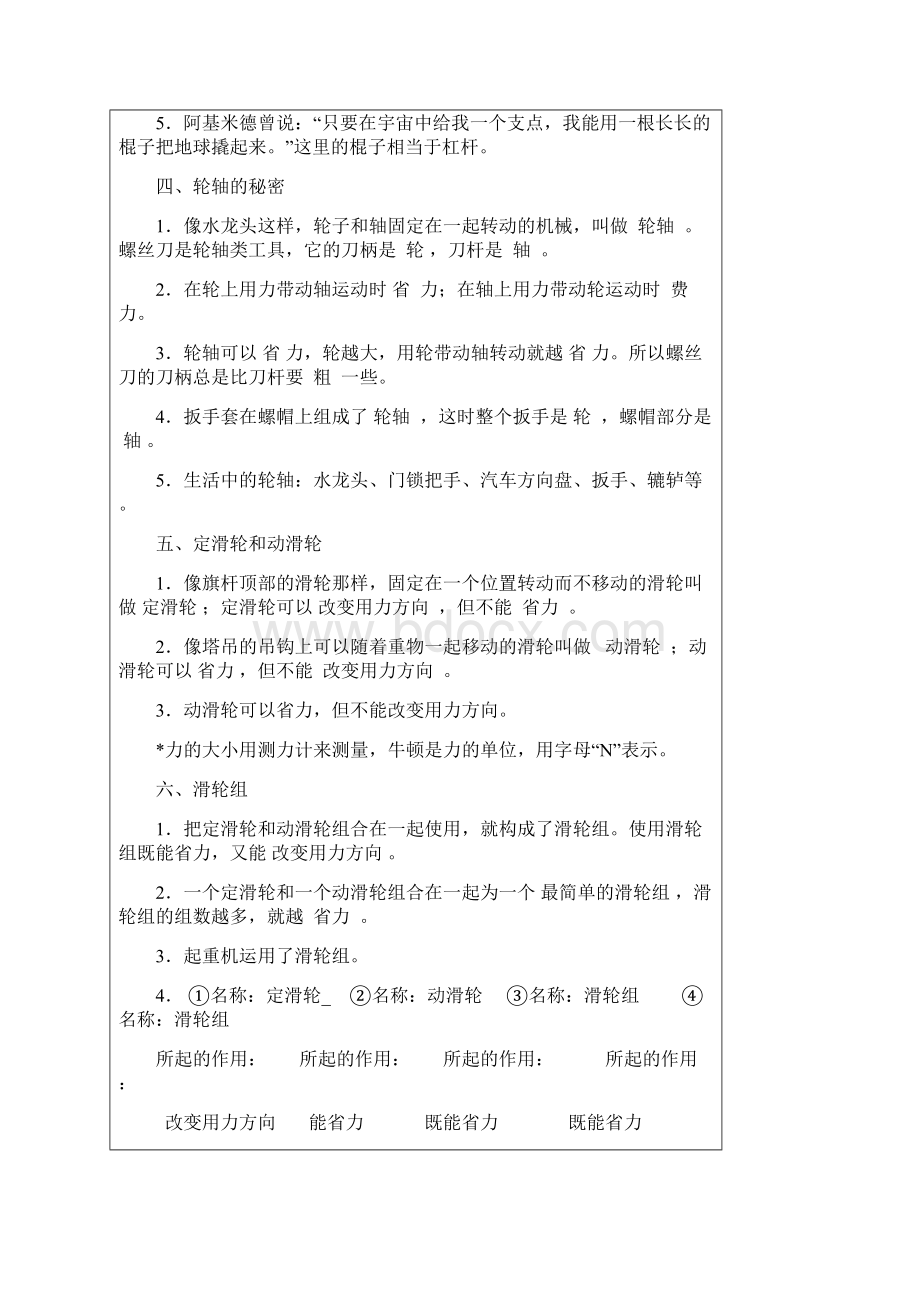 六年级科学上册复习资料.docx_第2页