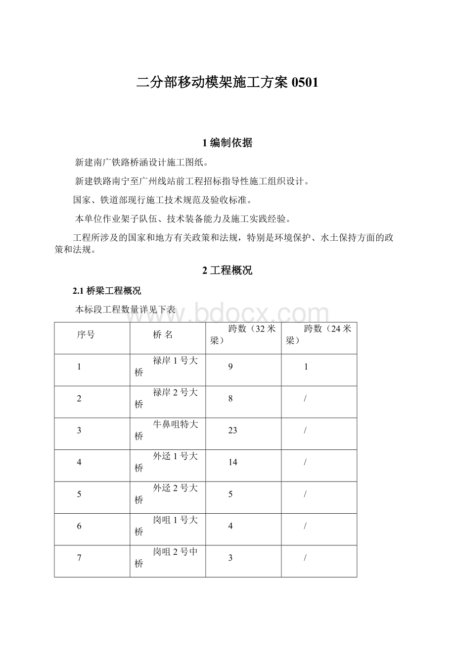 二分部移动模架施工方案0501.docx_第1页