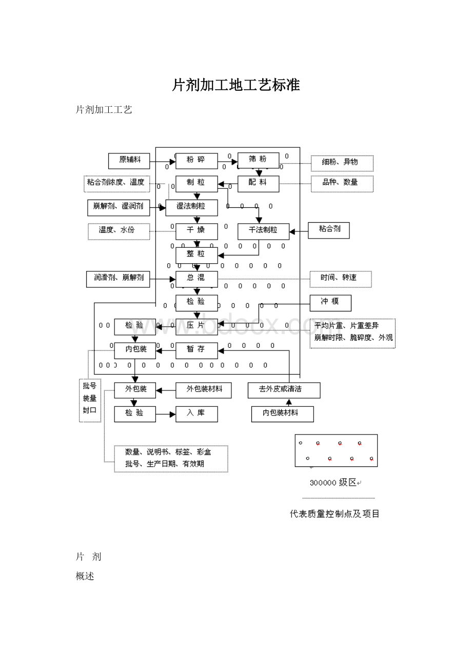 片剂加工地工艺标准.docx