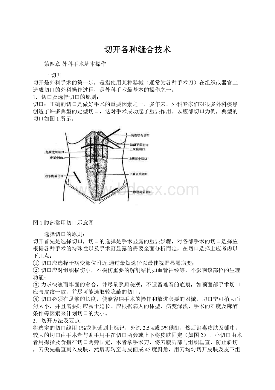 切开各种缝合技术.docx_第1页