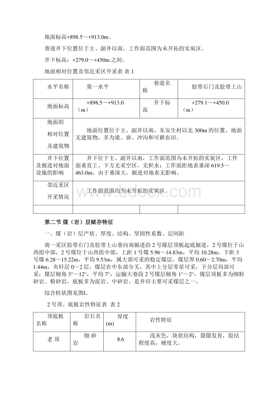 南采区胶带石门及上山掘进作业要求.docx_第2页