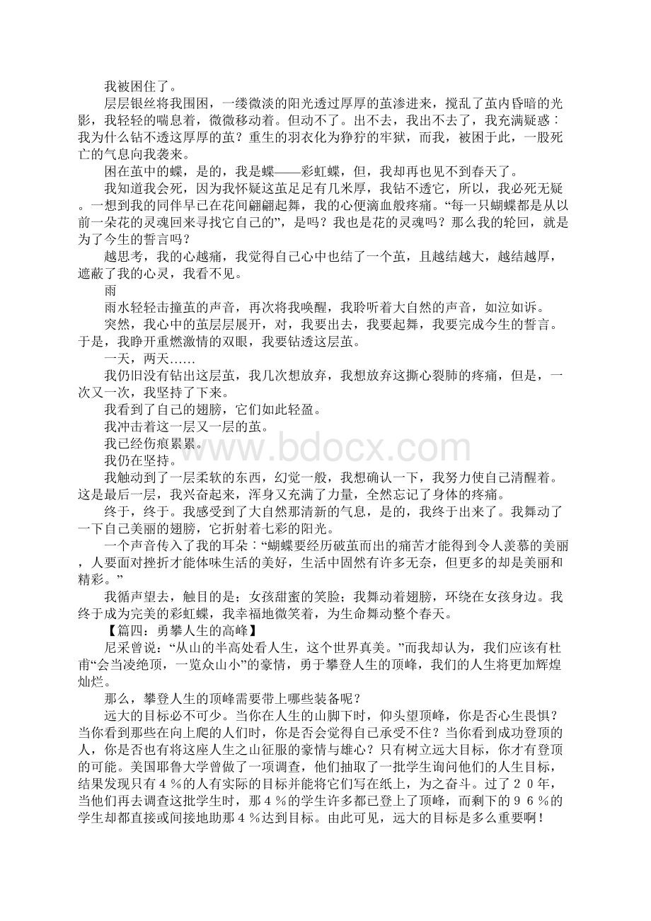 关于勇攀高峰的作文文档格式.docx_第2页