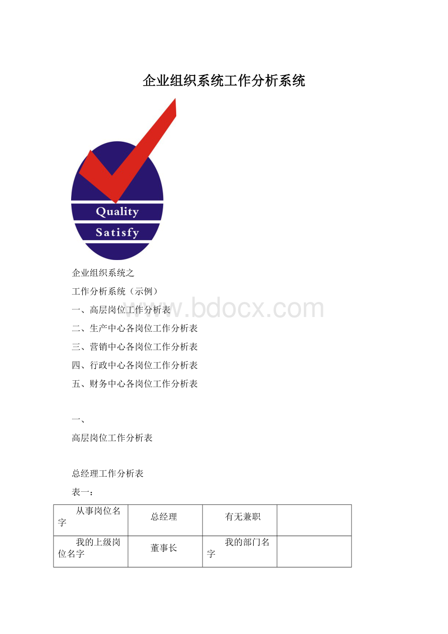 企业组织系统工作分析系统.docx_第1页