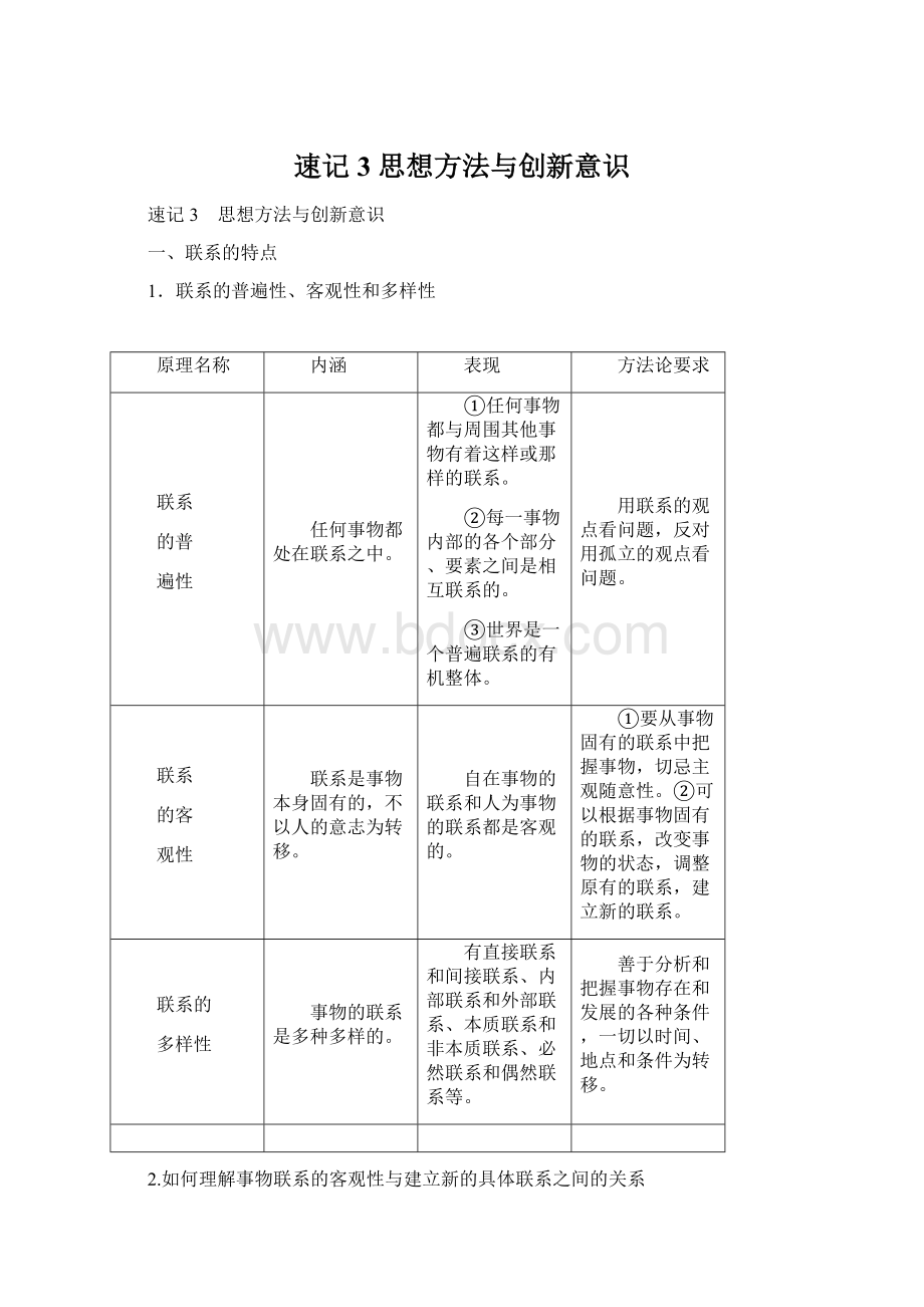 速记3 思想方法与创新意识.docx