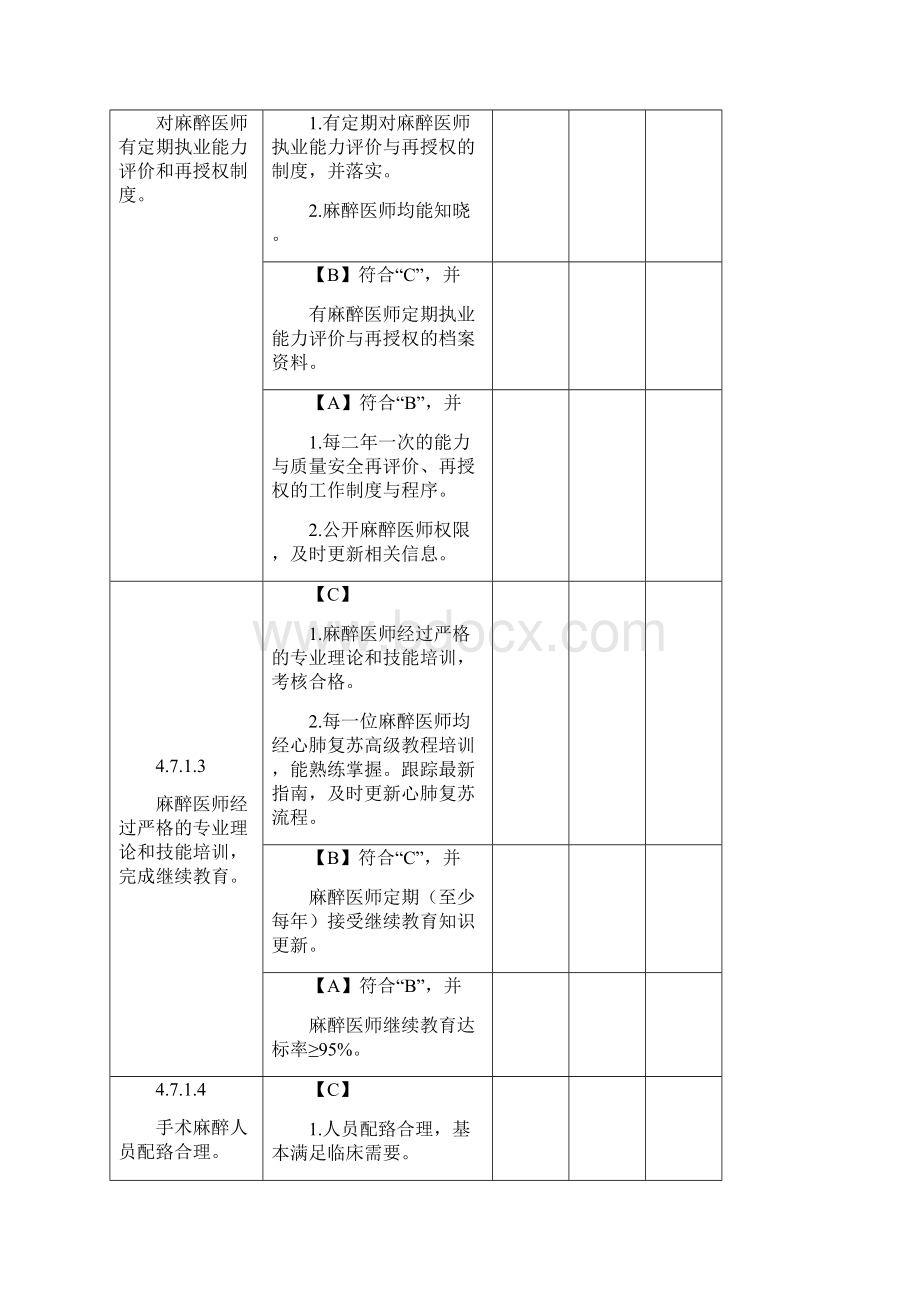 二级综合医院评审标准版实施细则 麻醉科.docx_第2页