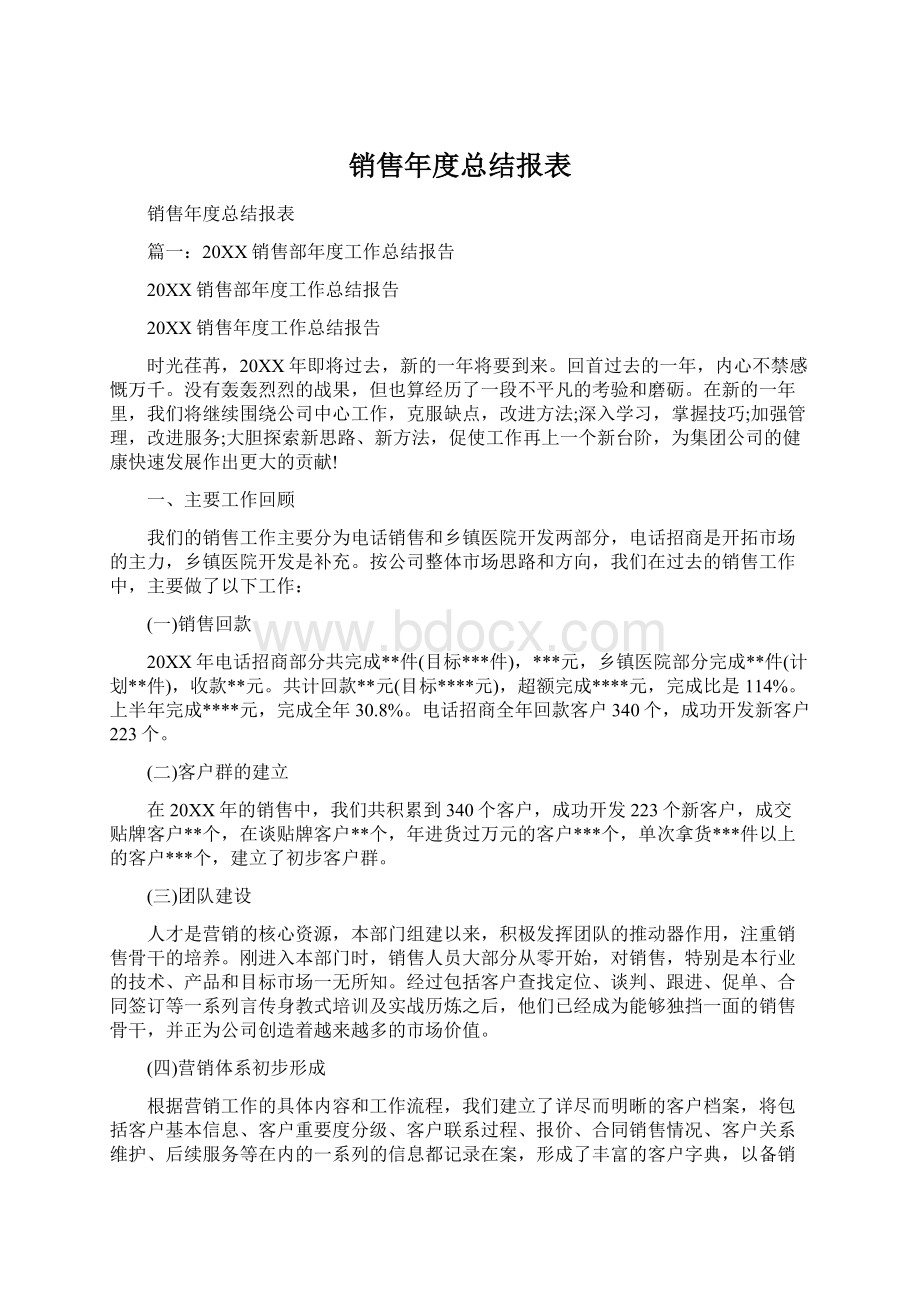 销售年度总结报表.docx