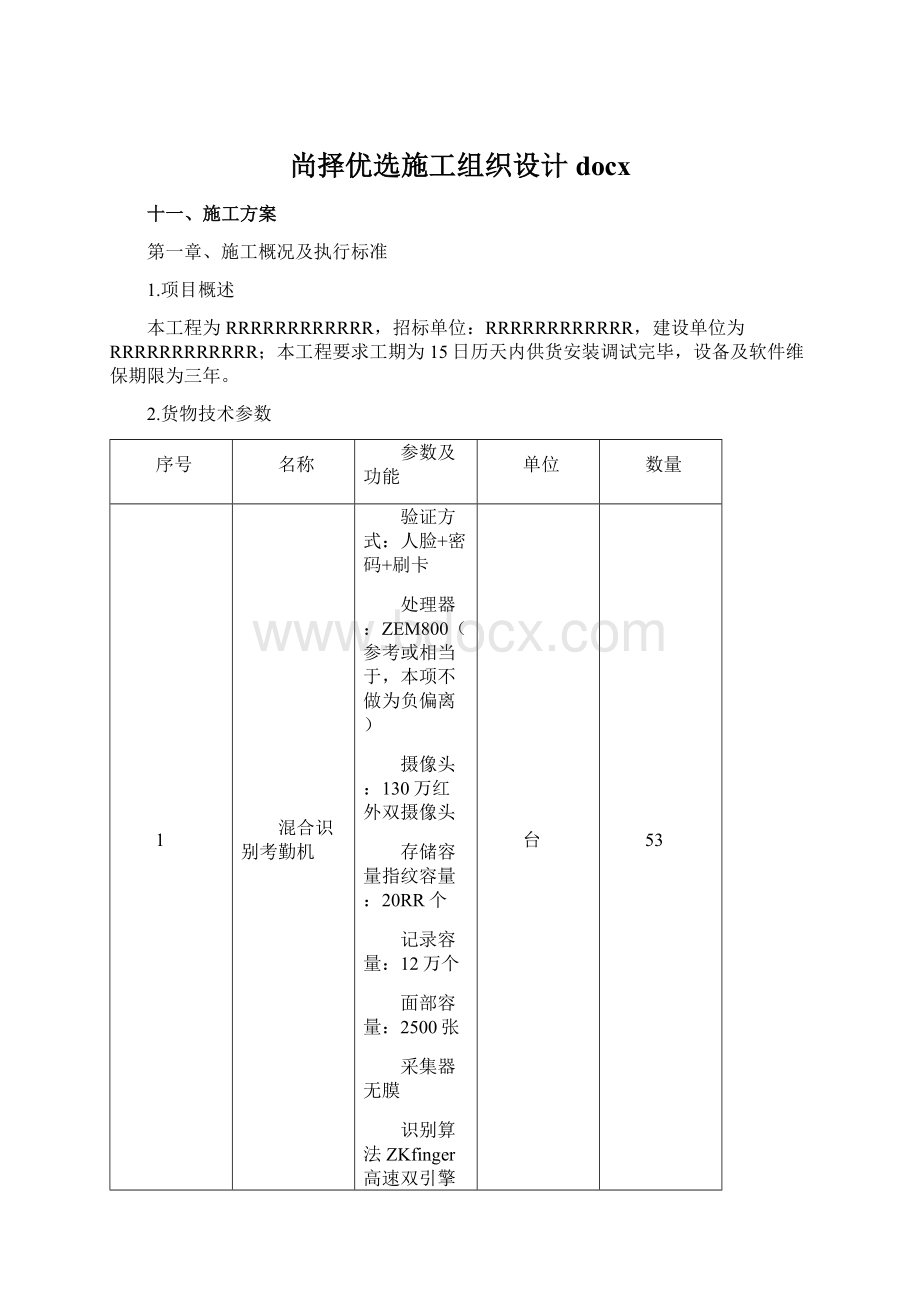 尚择优选施工组织设计docxWord文档下载推荐.docx