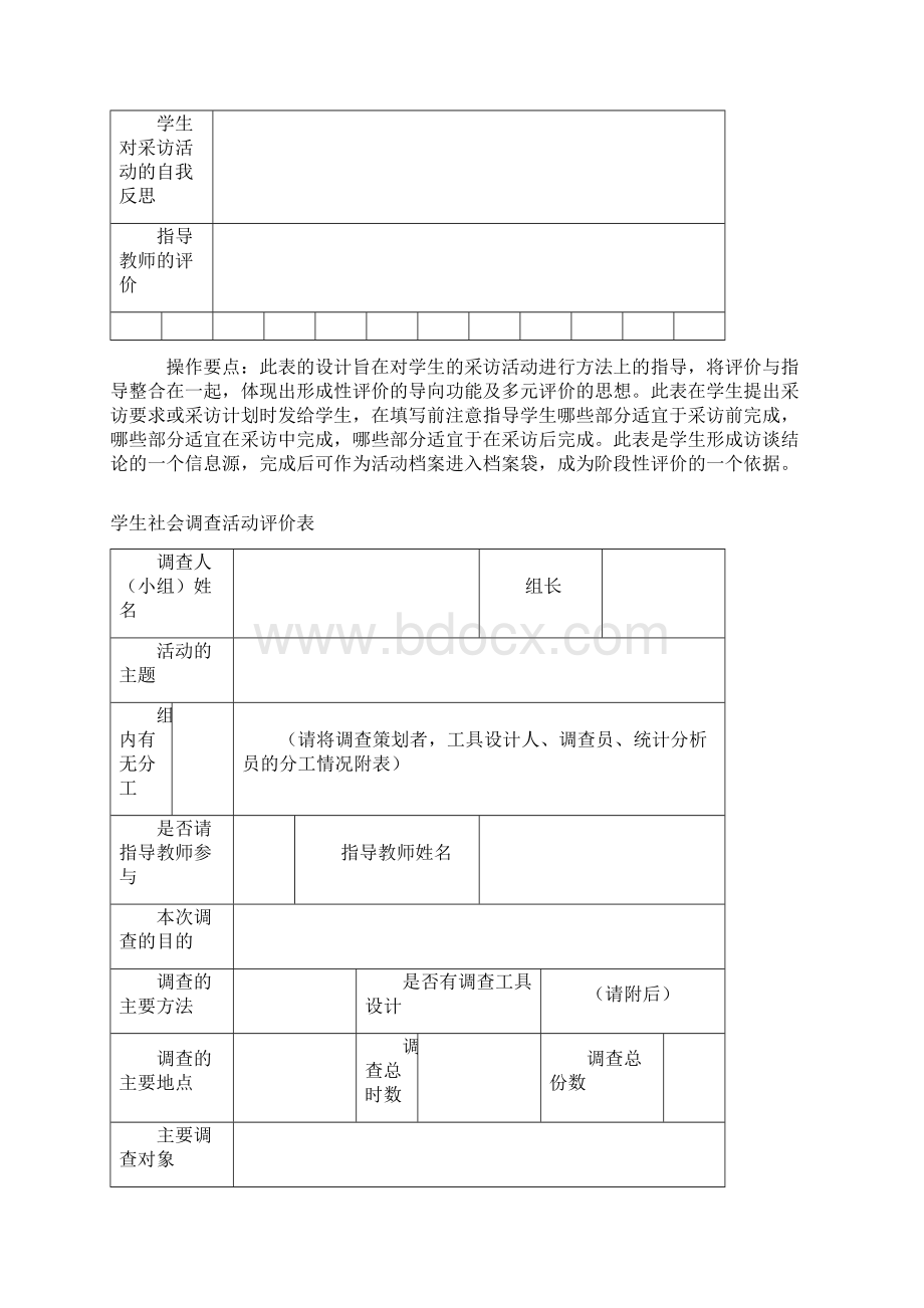 综合实践活动表现性评价策略研究 评价量表.docx_第2页