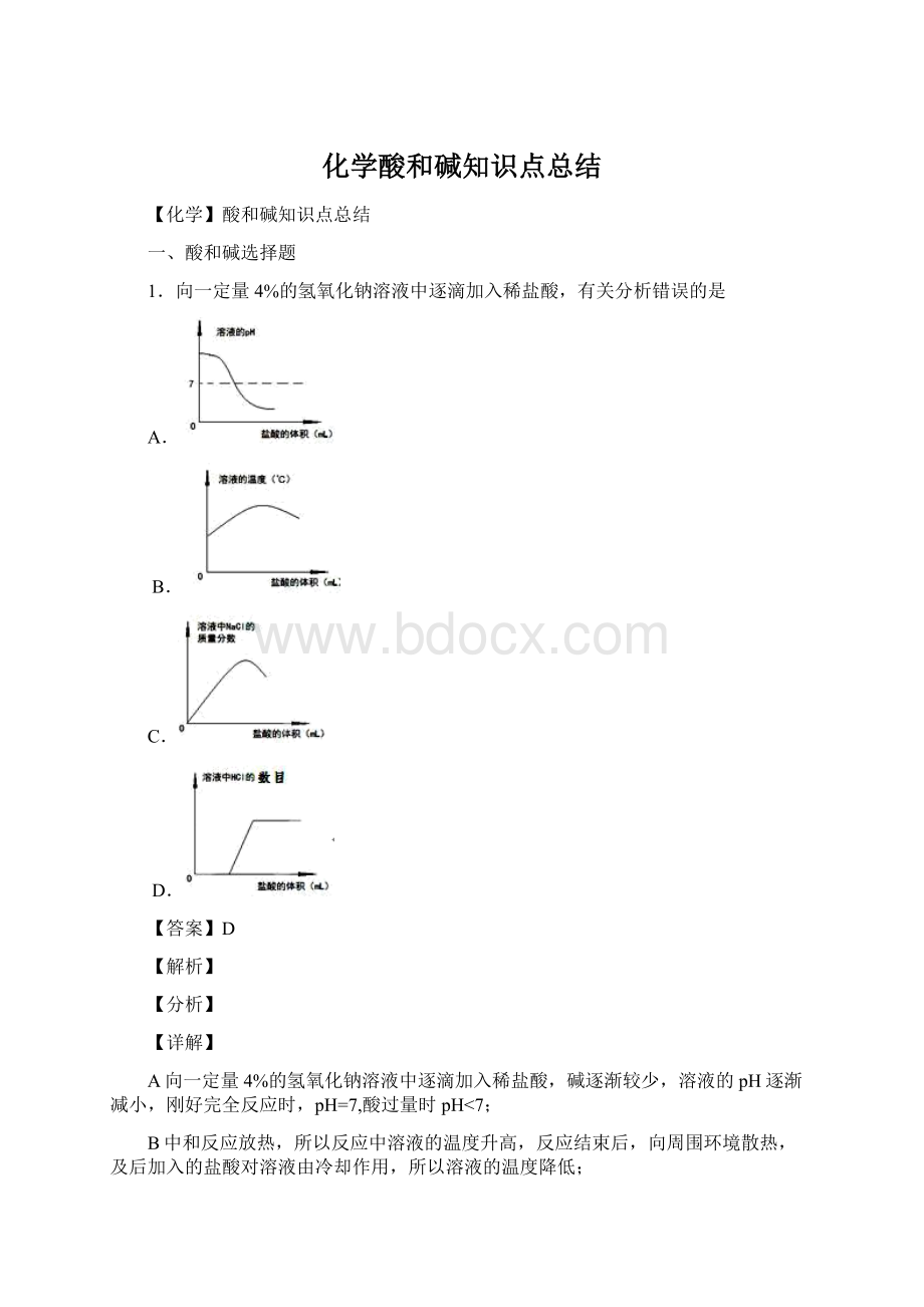 化学酸和碱知识点总结Word格式文档下载.docx